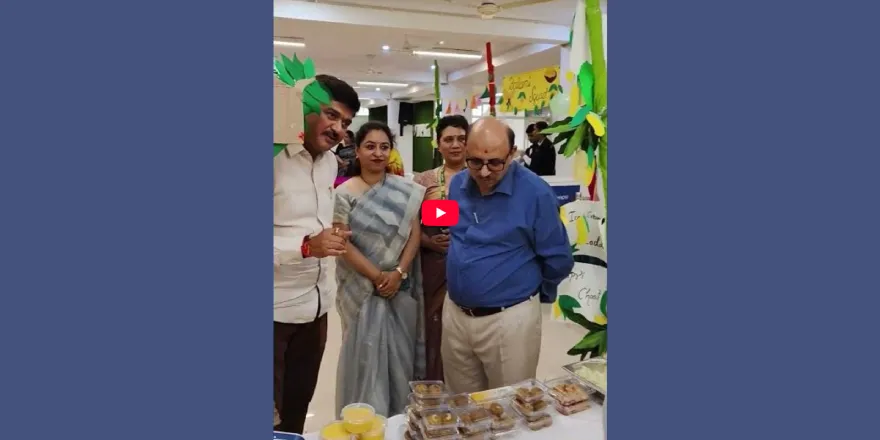 Shri Kulanand Joshi senior IAS Officer lauded the gastronomic experience at the Mango festival